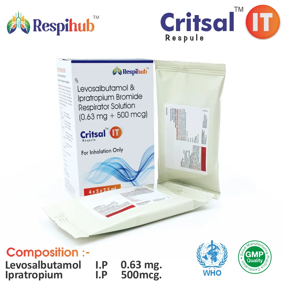Salbutamol 2.5mg Respule | Respiratory Segment | Best Price for PCD Pharma Franchise
